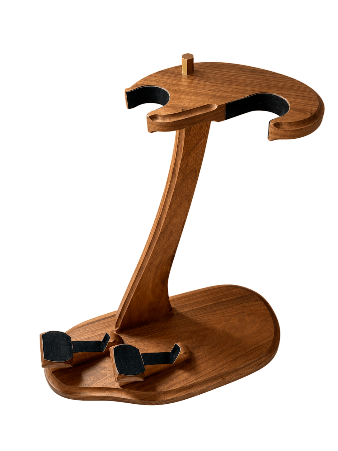 Wooden Gun Rack for Two Firearms