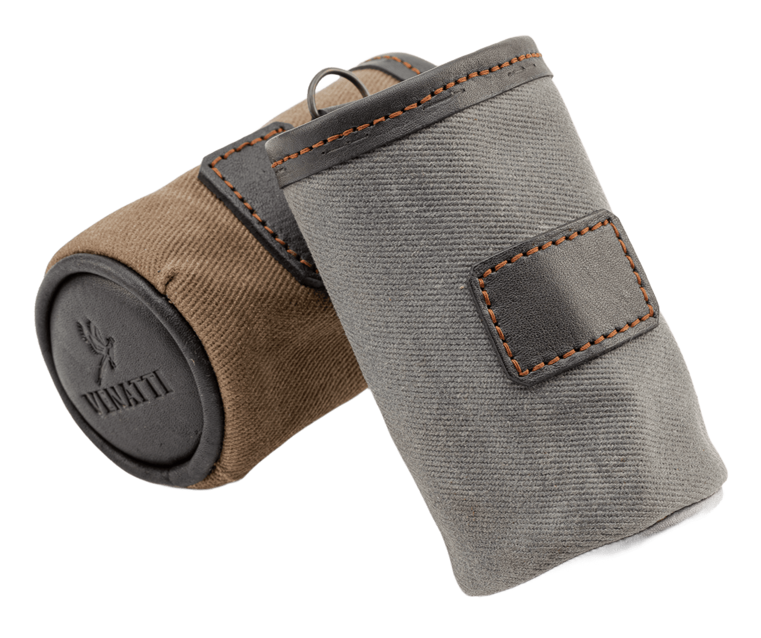 Leather & Waxed Canvas Drink Hugger (18oz)