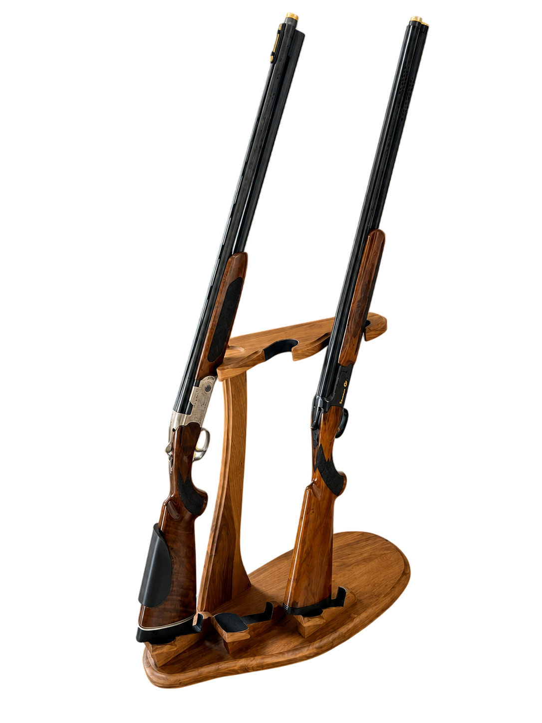 Wooden Gun Rack for Three Firearms